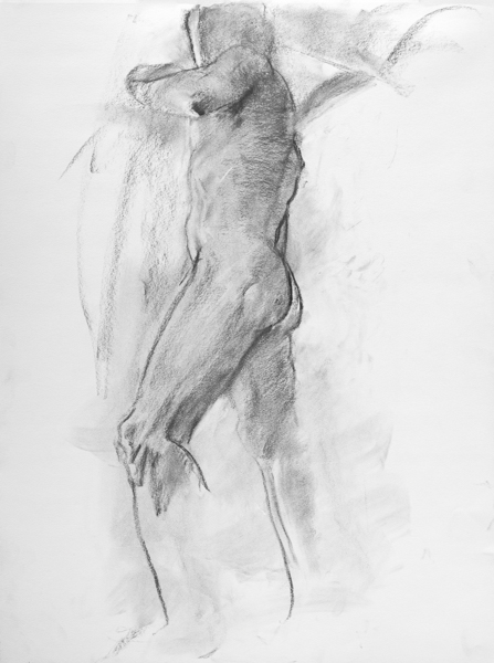 David | 2019 | 24 x 18 inches | Charcoal on paper | Available